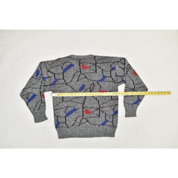 Vintage 80s Jacques Michel Men's Sweater Size Small Acrylic USA - Picture 5 of 8